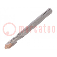 Drill bit; for concrete; Ø: 10mm; L: 110mm; metal; cemented carbide