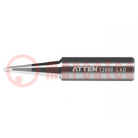 Tip; chisel; 1.6mm; for soldering iron