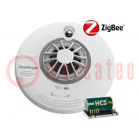 Meter: heat detector; 132x60mm; 4÷38°C; Interface: ZigBee