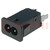 Connector: AC supply; socket; male; 2.5A; 250VAC; IEC 60320; 5008