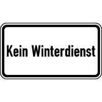 Kein Winterdienst, Verkehrsschild StVO, Nr. 2026, 60x33 cm
