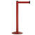 Absperrpfosten Rooter Extend, mobil, inkl. Standfuß, Gurtlänge: 3,7m Version: 63 - Pfosten rot, Gurt rot