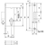 Skizze zu WSS Rohrrahmenschloss Flachstulp mit Riegel, DM 27, Edelstahl