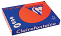 Clairefontaine Trophée Intens, gekleurd papier, A3, 120 g, 250 vel, koraalrood
