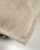 Kussenhoes Blok linnen in beige 60 x 60 cm