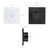 Dotykowy włącznik światła podwójny Wi-Fi SMART MCE714B Czarny