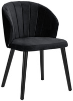 Stuhl Ambrosia; 54x59x82 cm (BxTxH); Sitz schwarz, Gestell schwarz