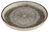 Teller flach Iris mit hohem Rand; 27.5x2.4 cm (ØxH); grau/braun; rund; 6 Stk/Pck