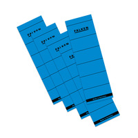 Ordnerrückenschild, kurz/breit, 60 x 190 mm, blau, Polybeutel mit 10 Stück