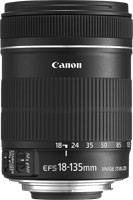 Canon EF-S 18-135mm f/3.5-5.6 IS SLR Standard zoom lencse Fekete
