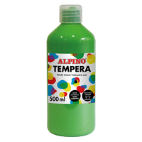 Alpino DM010178 farba temperowa 500 ml Butelka Zielony