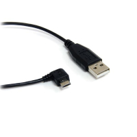 StarTech.com Câble USB-A vers mini USB-B a angle droit - 1,8 m - Noir