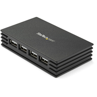 StarTech.com ST4202USBGB hálózati csatlakozó USB 2.0 Type-B 480 Mbit/s Fekete