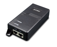 PLANET Single Port 10/100/1000Mbps Gigabit Ethernet (10/100/1000) Power over Ethernet (PoE) Zwart