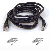 Belkin RJ45 CAT-6 Snagless STP Patch Cable 5m black networking cable