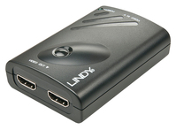 Lindy 38409 interface hub DisplayPort Zwart