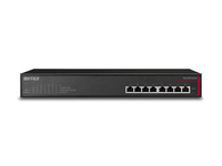 Buffalo BS-MP2008 network switch Managed L2 10G Ethernet (100/1000/10000) 19U Black