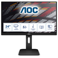AOC P1 24P1 computer monitor 60,5 cm (23.8") 1920 x 1080 Pixels Full HD LED Zwart