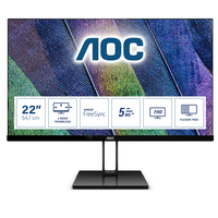 AOC V2 22V2Q computer monitor 54,6 cm (21.5") 1920 x 1080 Pixels Full HD LED Zwart