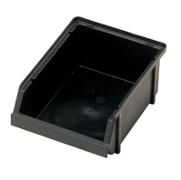 raaco 3-160 ESD Storage basket Rectangular Black