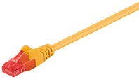 Goobay CAT 6 Patch Cable, U/UTP, 3 m, Yellow