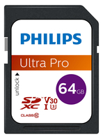 Philips FM64SD65B memóriakártya 64 GB SDXC UHS-I Class 10