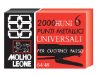 Molho Leone Staples 6 mm 2000 punti