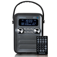 Lenco PDR-051BKSI Radio Tragbar Analog & Digital Schwarz