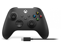 Microsoft Xbox Wireless Controller + USB-C Cable Negro Bluetooth/USB Gamepad Analógico/Digital PC, Xbox One, Xbox Series S, Xbox Series X