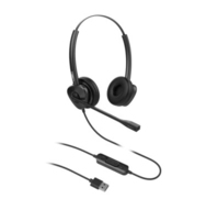 Fanvil HT302-U auricular y casco Auriculares Alámbrico Diadema Oficina/Centro de llamadas USB tipo A Negro