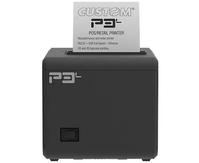 CUSTOM P3L 203 x 203 DPI Kabelgebunden Thermodruck POS-Drucker