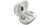 POLY Voyager Free 60+ UC TS Headset Vezeték nélküli Hallójárati Hívások/zene/sport/általános Bluetooth Fehér