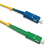 Qoltec 54293 kabel optyczny 7 m SC SC/APC G.652D Żółty