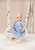 Baby Annabell Dress blue 43cm Puppenkleid