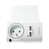 LogiLink PA0166 adattatore per presa di corrente Tipo E (FR) Bianco