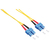 LogiLink FP0SC02 kabel optyczny 2 m SC OS1/OS2 Żółty