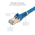 StarTech.com 2m CAT6a Ethernet Cable - 10 Gigabit Shielded Snagless RJ45 100W PoE Patch Cord - 10GbE STP Network Cable w/Strain Relief - Blue Fluke Tested/Wiring is UL Certified...