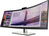 HP S430c computer monitor 110.2 cm (43.4") 3840 x 1200 pixels WUXGA LED Black, Silver