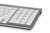 BakkerElkhuizen UltraBoard 960 Tastatur USB QWERTY UK Englisch Hellgrau, Weiß