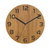 Unilux Palma Mur Quartz clock Rond Bambou