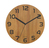 Unilux Palma Wall Quartz clock Round Bamboo