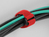 DeLOCK 19550 Kabelbinder Hook & loop cable tie Rot 3 Stück(e)