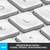 Logitech MX Keys Mini For Mac Minimalist Wireless Illuminated Keyboard Tastatur Bluetooth AZERTY Französisch Grau