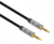 Manhattan 355988 audio kabel 1 m 3.5mm Zwart, Zilver