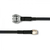 Qoltec 57030 kabel koncentryczny RG-58 1 m N-Typ RP-SMA Czarny