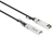 Intellinet 508438 száloptikás kábel 3 M SFP+ Fekete, Ezüst