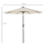 Outsunny 840-125CW patio umbrella White