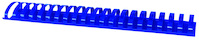 Grzbiety do bindowania OFFICE PRODUCTS, A4, 51mm (510 kartek), 50 szt., niebieskie