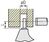 MITUTOYO Csőmérő mikrométer skáladobos : 0 - 25 mm / 0,01 mm 115-302