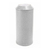 Midi Litter Bin - 52 Litre - Stainless Steel Lid - Stone Effect - White Granite - Plastic Liner